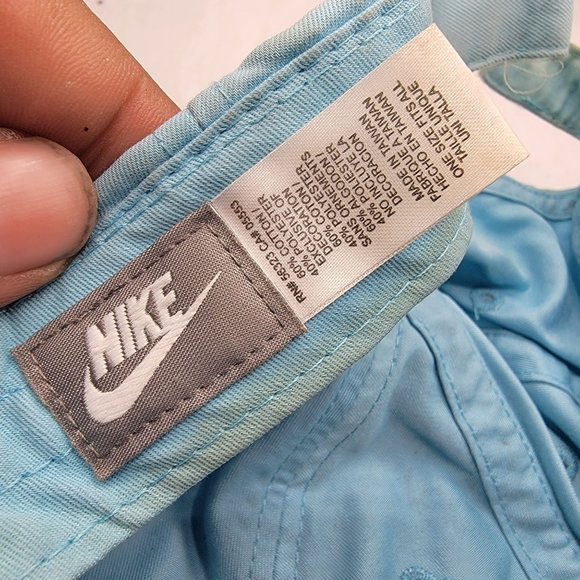 Nike Adults Light Blue Athletic Hat Lightweight Casual Outdoors Adjustable - Picture 8 of 10